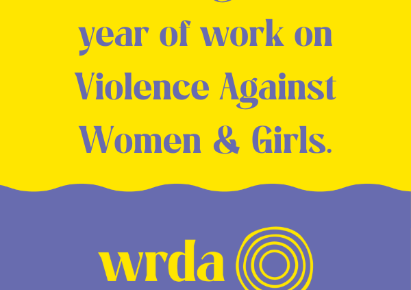 Rounding out a year of work on Violence Against Women & Girls.