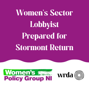 Women's sector lobbyist prepared for Stormont return