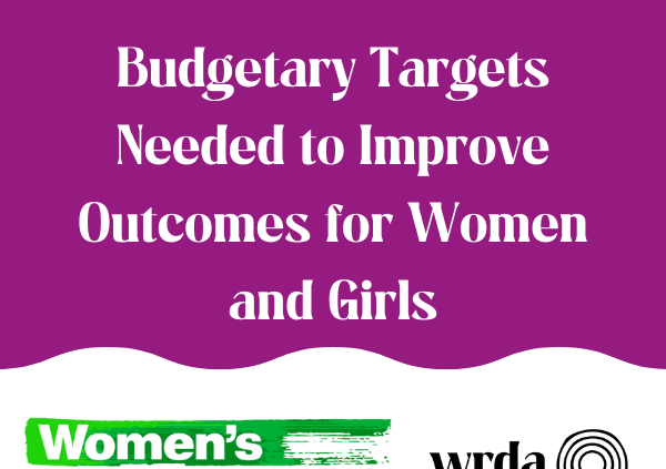 Budgetary Targets Needed to Improve Outcomes for Women and Girls