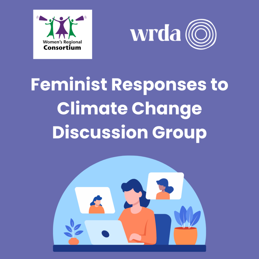 Feminist responses to climate change discussion group.